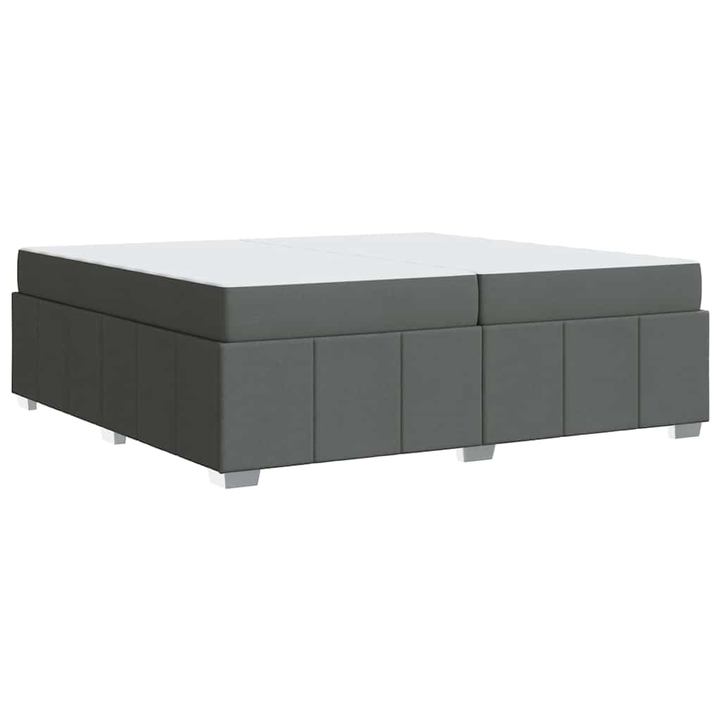 Bedframe Donkergrijs 200 x 200 cm Stof