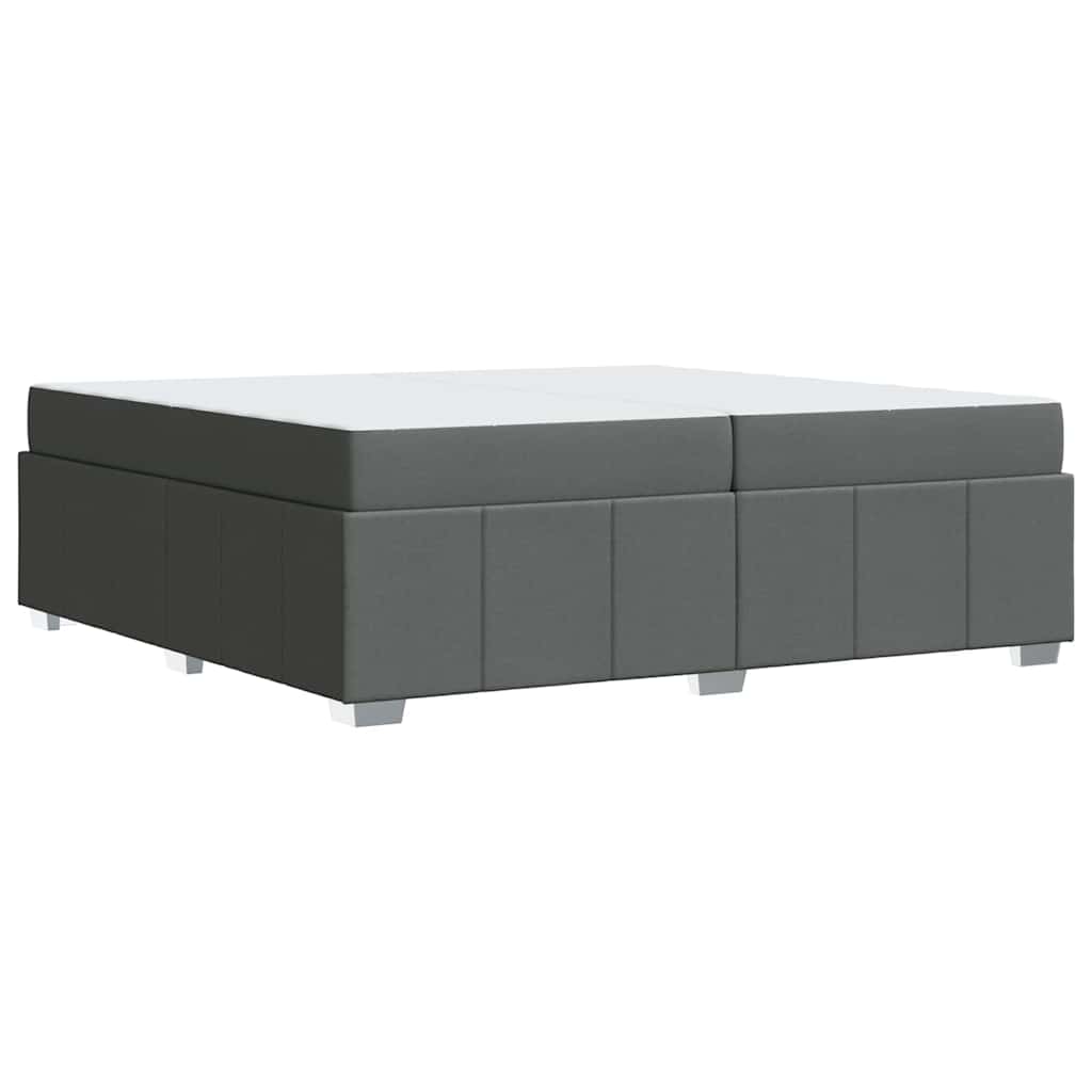 Bedframe Donkergrijs 200 x 200 cm Stof