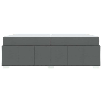 Bedframe Donkergrijs 200 x 200 cm Stof