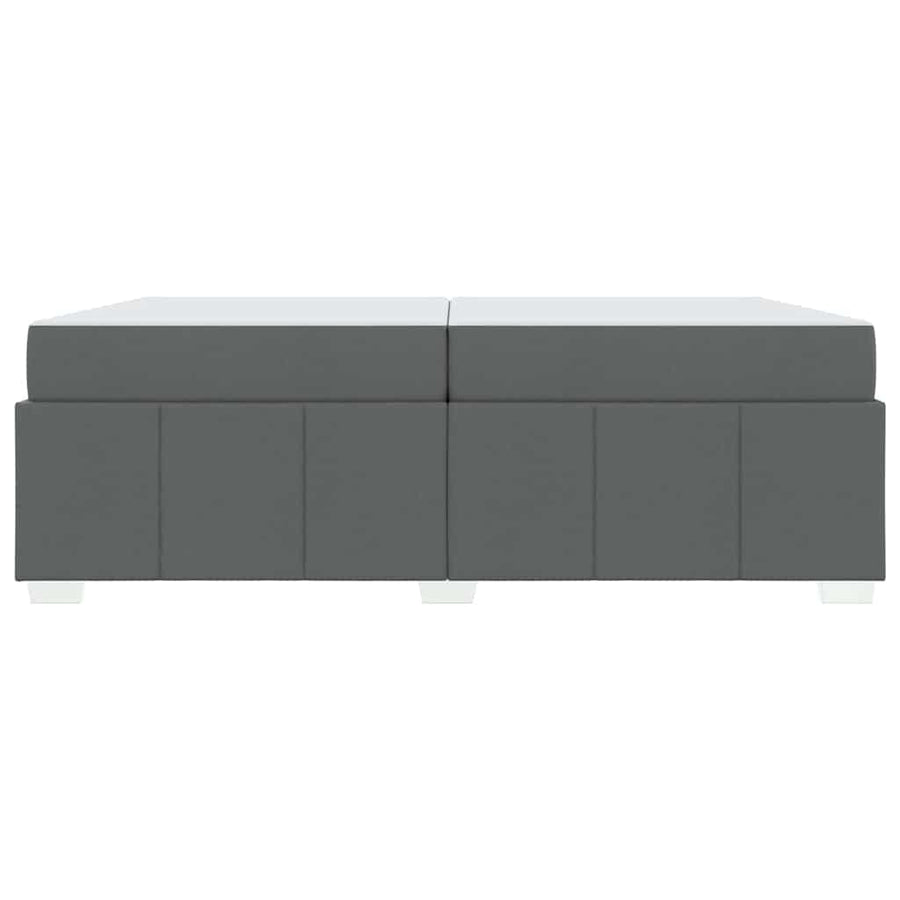 Bedframe Donkergrijs 200 x 200 cm Stof