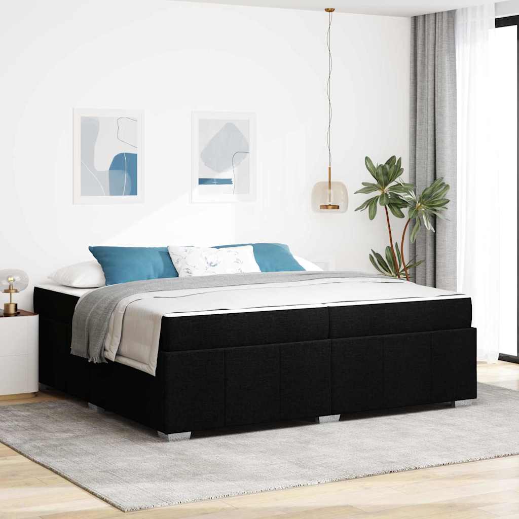 Bedframe Zwart 200 x 200 cm Stof