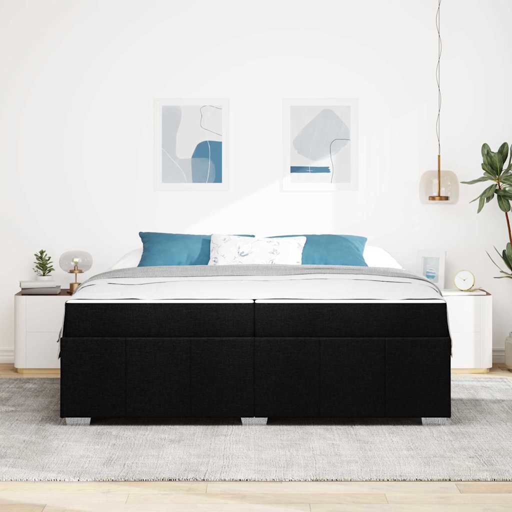 Bedframe Zwart 200 x 200 cm Stof