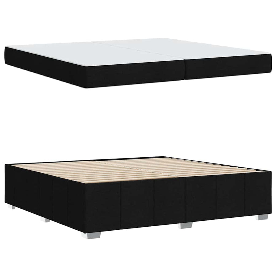 Bedframe Zwart 200 x 200 cm Stof