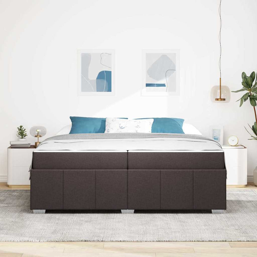 Bedframe Donkerbruin 200 x 200 cm Stof