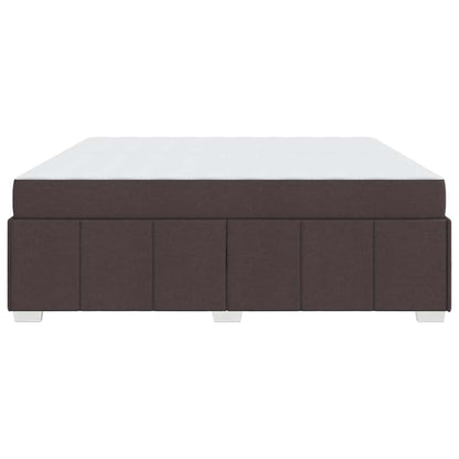 Bedframe Donkerbruin 200 x 200 cm Stof