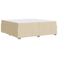 Bedframe Crème 200 x 200 cm Stof