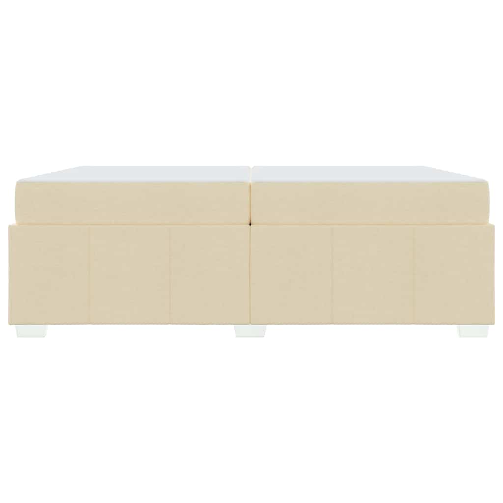 Bedframe Crème 200 x 200 cm Stof