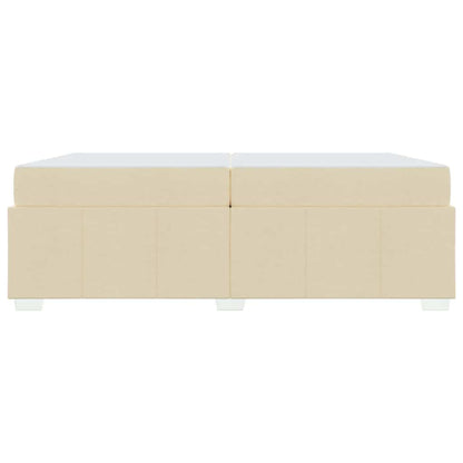 Bedframe Crème 200 x 200 cm Stof