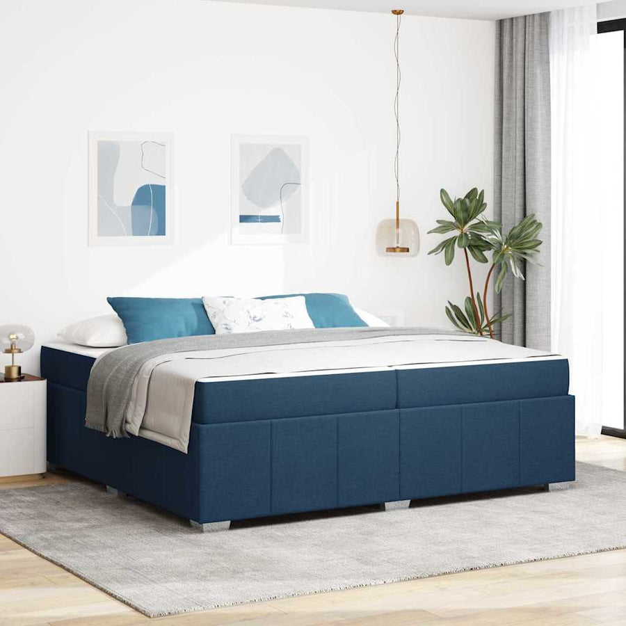 Bedframe Anders Blauw 200 x 200 cm Stof