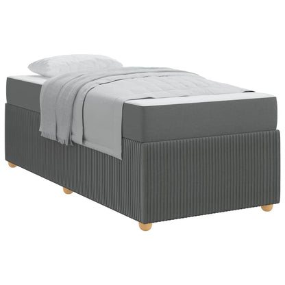 Bedframe Anders Donkergrijs 90 x 190 cm Stof