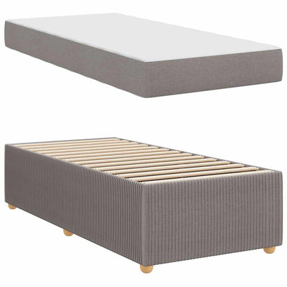 Bedframe Anders Taupe 90 x 190 cm Stof