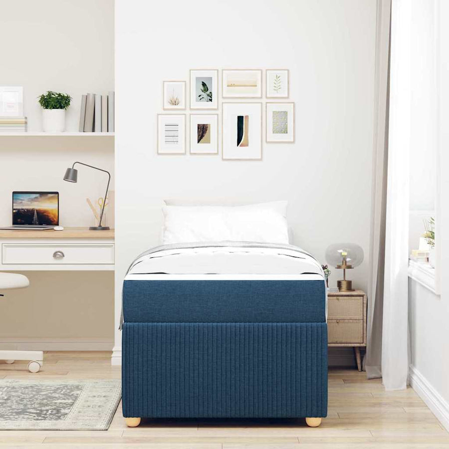 Bedframe Anders Blauw 90 x 190 cm Stof