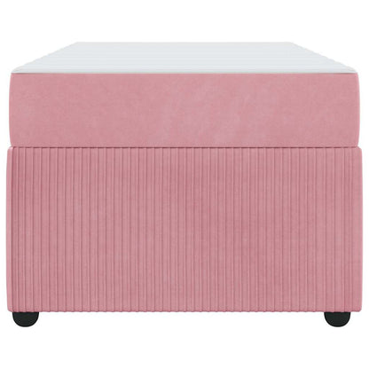 Bedframe met matras Anders Roze 90 x 190 cm Fluweel