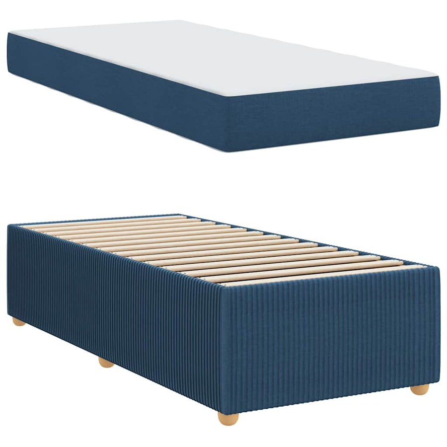 Bedframe Anders Blauw 90 x 200 cm Stof