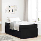 Bedframe 90x200 cm zwart stof