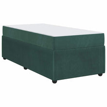 Bedframe met matras Anders Donkergroen 90 x 200 cm Fluweel