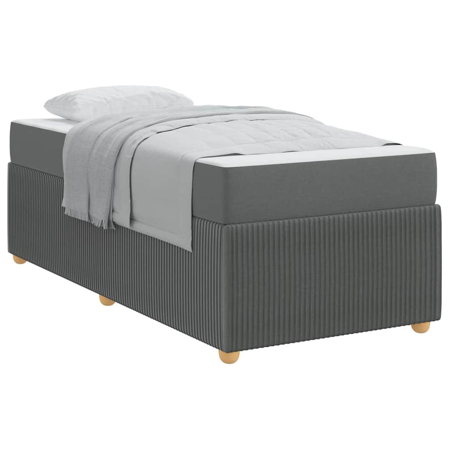 Bedframe Anders Donkergrijs 100 x 200 cm Stof