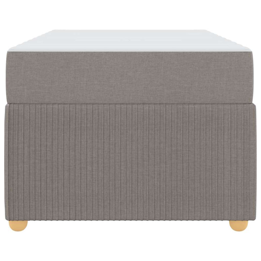 Bedframe Anders Taupe 100 x 200 cm Stof