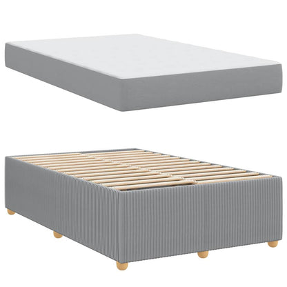 Bedframe Anders Lichtgrijs 120 x 190 cm Stof