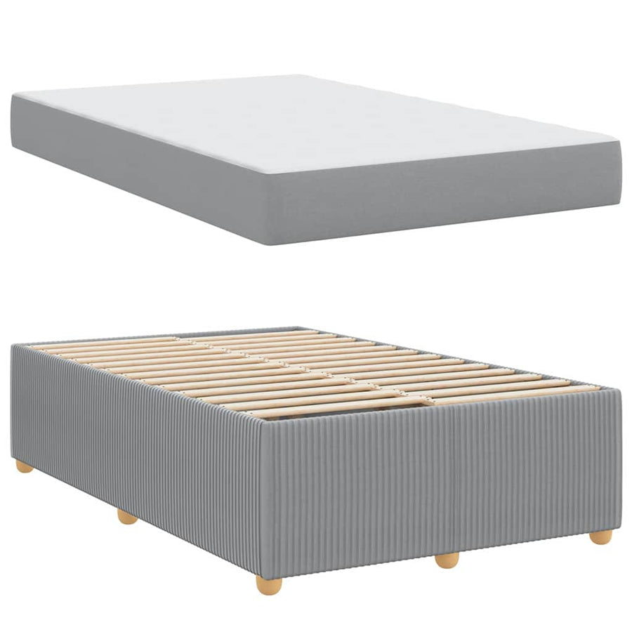 Bedframe Anders Lichtgrijs 120 x 190 cm Stof
