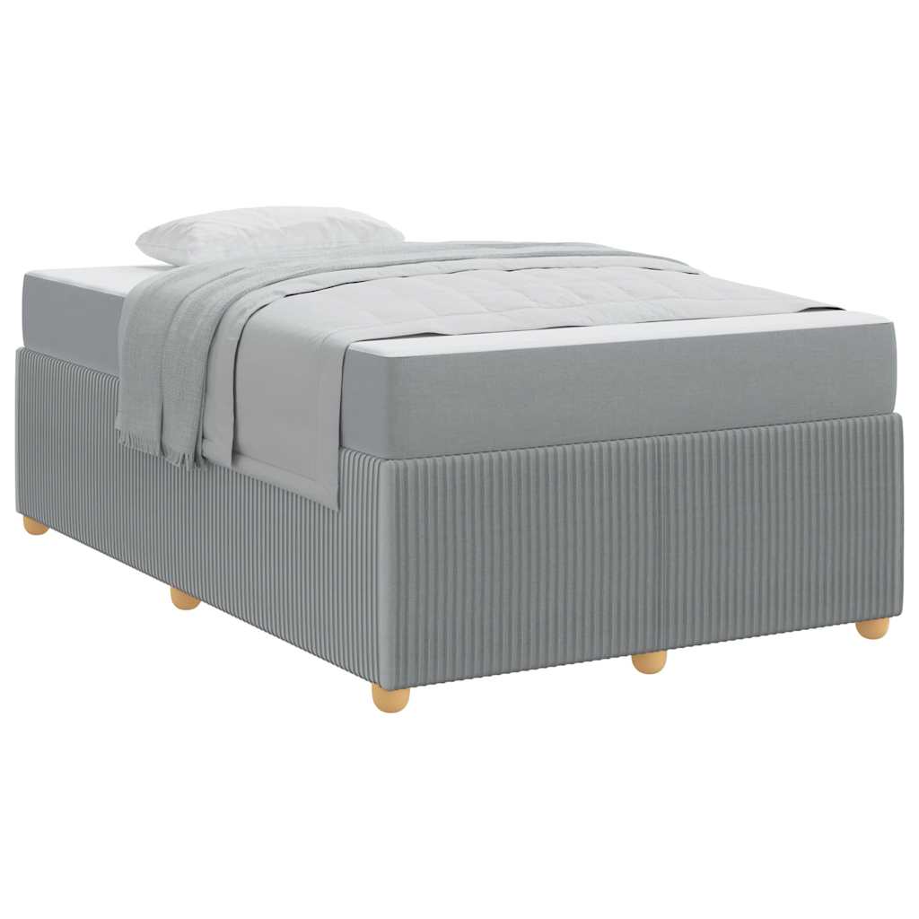 Bedframe Anders Lichtgrijs 120 x 190 cm Stof