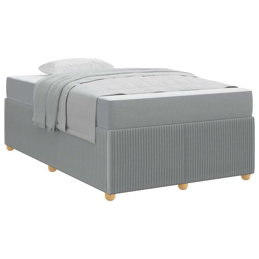 Bedframe Anders Lichtgrijs 120 x 190 cm Stof