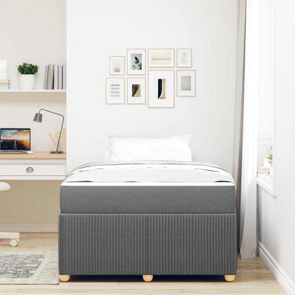 Bedframe Anders Donkergrijs 120 x 190 cm Stof