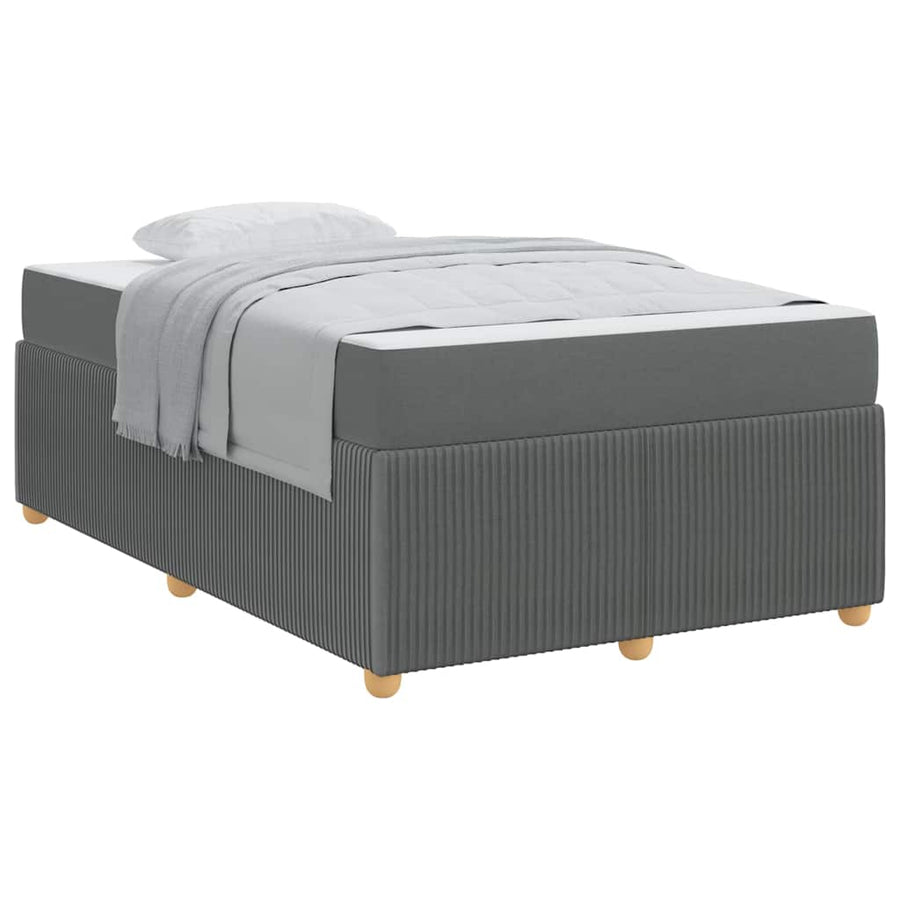 Bedframe Anders Donkergrijs 120 x 190 cm Stof