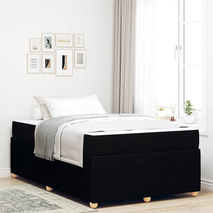 Bedframe Anders Zwart 120 x 190 cm Stof