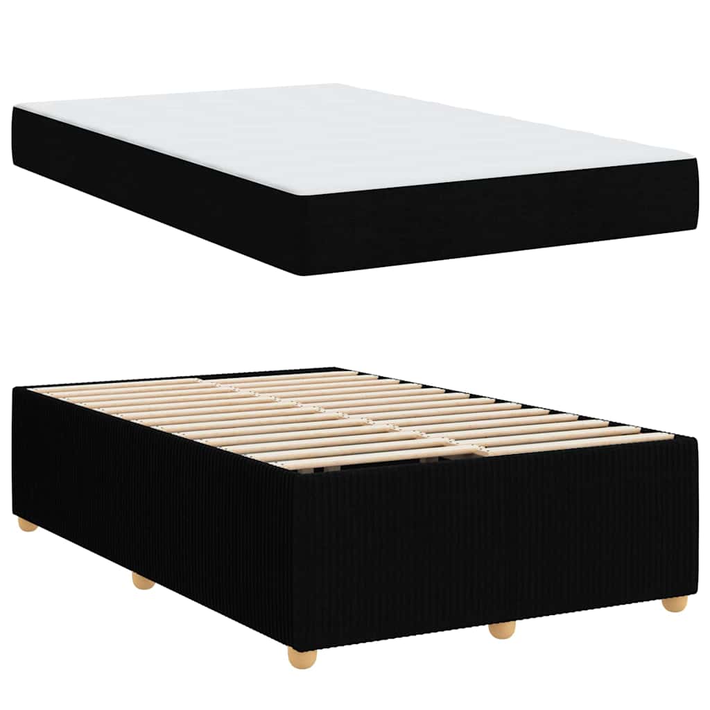 Bedframe Anders Zwart 120 x 190 cm Stof