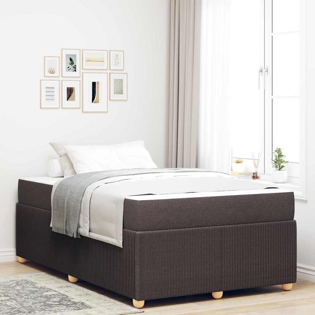 Bedframe Anders Donkerbruin 120 x 190 cm Stof