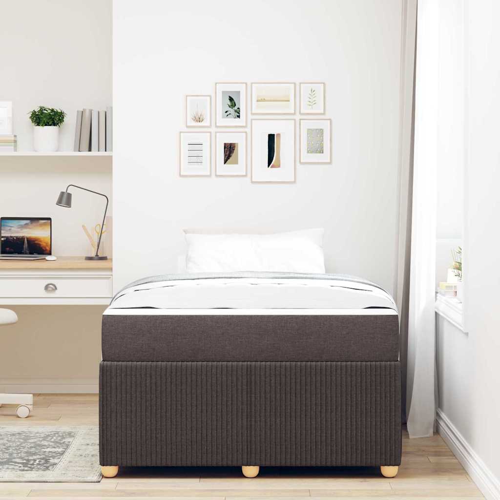 Bedframe Anders Donkerbruin 120 x 190 cm Stof