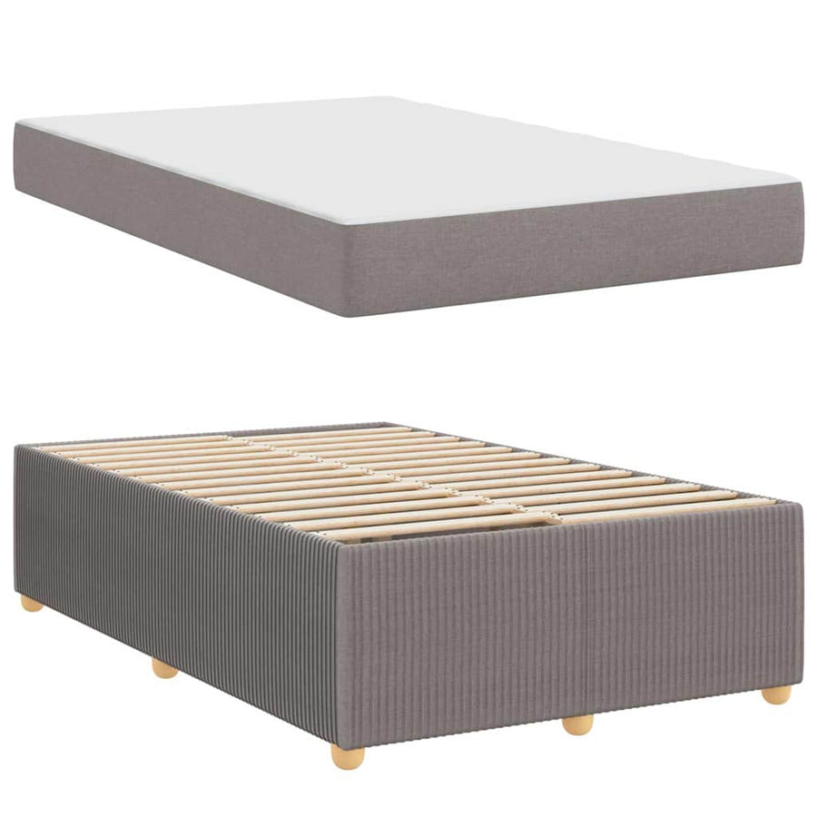 Bedframe Anders Taupe 120 x 190 cm Stof
