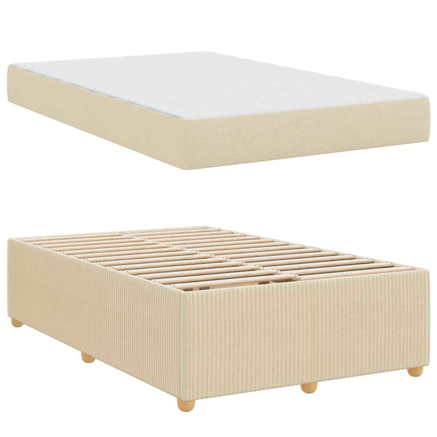 Bedframe Anders Crème 120 x 190 cm Stof