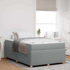 Bedframe 120x200 cm stof lichtgrijs