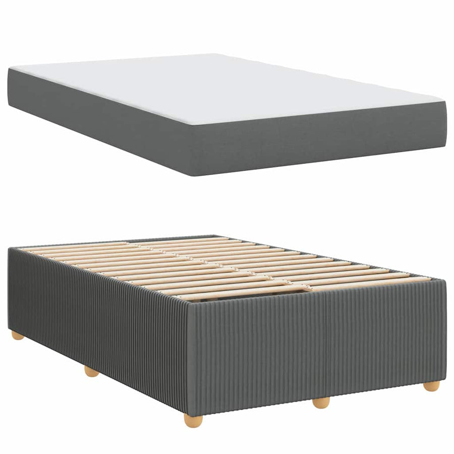 Bedframe Anders Donkergrijs 120 x 200 cm Stof