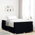 Bedframe 120x200 cm stof zwart
