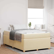 Bedframe 120x200 cm stof crème