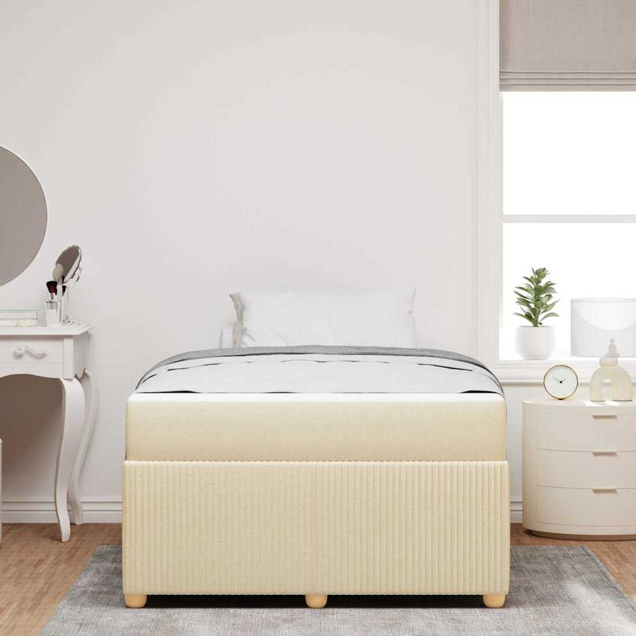 Bedframe Anders Crème 120 x 200 cm Stof