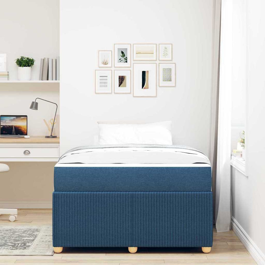 Bedframe Anders Blauw 120 x 200 cm Stof