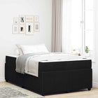 Bedframe 120x200 cm zwart stof