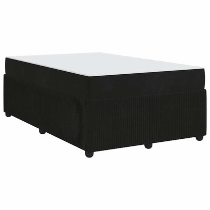 Bedframe met matras Anders Zwart 120 x 200 cm Fluweel