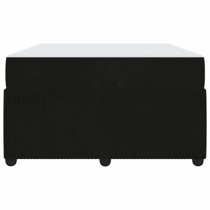 Bedframe met matras Anders Zwart 120 x 200 cm Fluweel