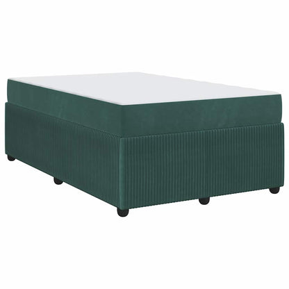 Bedframe met matras Anders Donkergroen 120 x 200 cm Fluweel