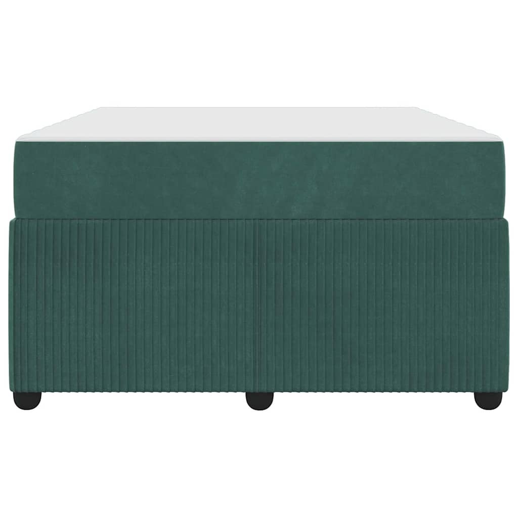 Bedframe met matras Anders Donkergroen 120 x 200 cm Fluweel