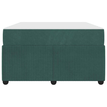 Bedframe met matras Anders Donkergroen 120 x 200 cm Fluweel