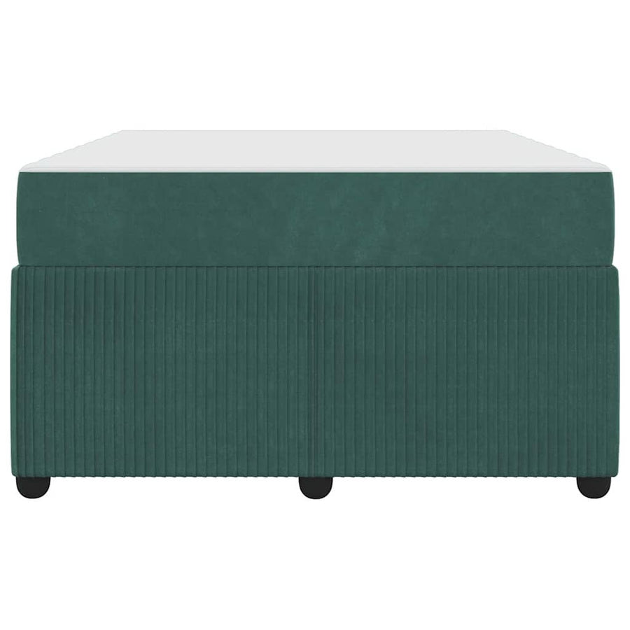 Bedframe met matras Anders Donkergroen 120 x 200 cm Fluweel