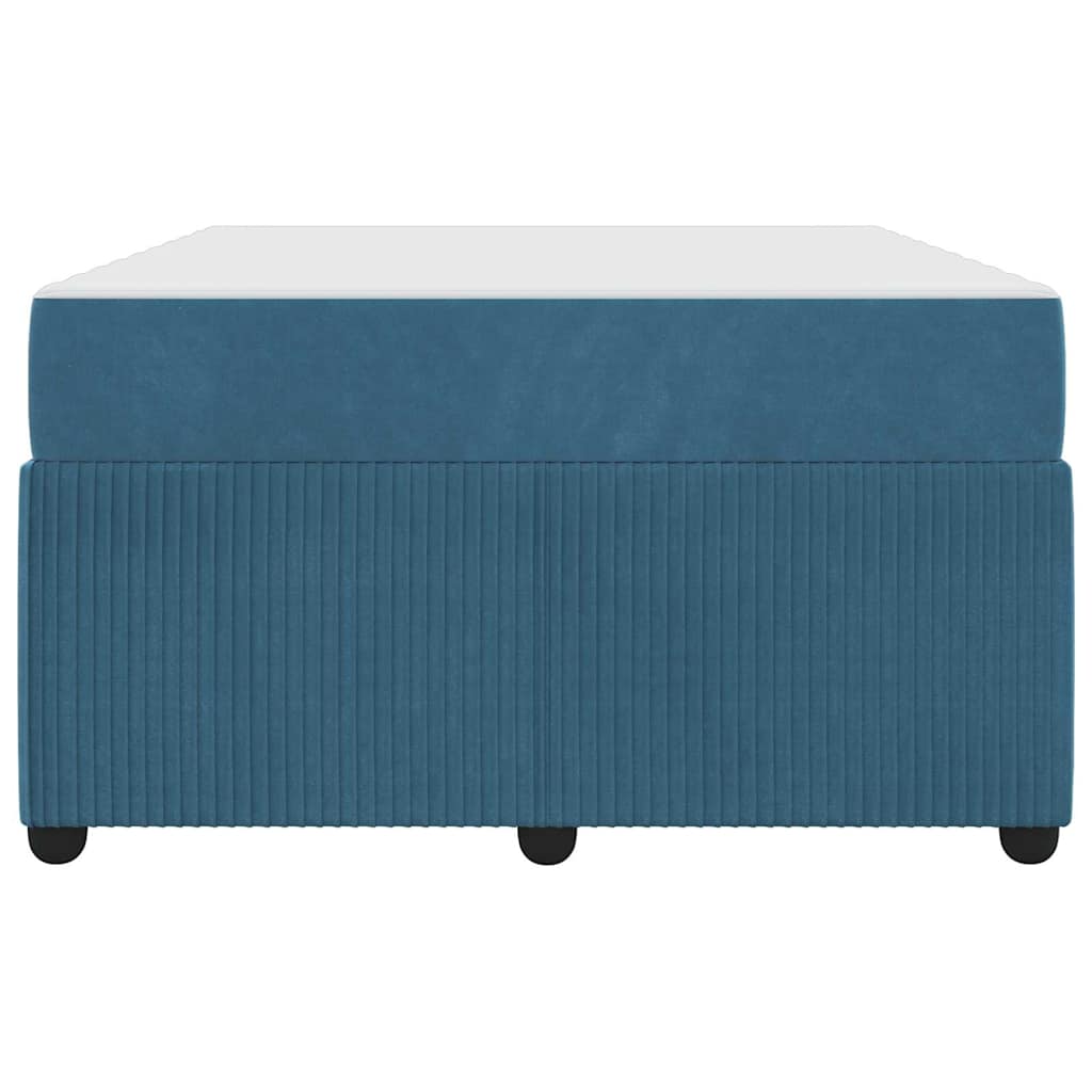 Bedframe met matras Anders Blauw 120 x 200 cm Fluweel