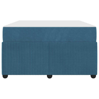 Bedframe met matras Anders Blauw 120 x 200 cm Fluweel