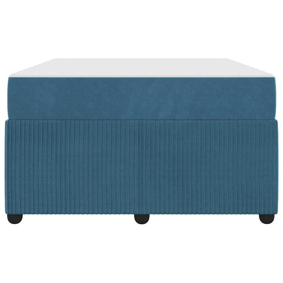 Bedframe met matras Anders Blauw 120 x 200 cm Fluweel
